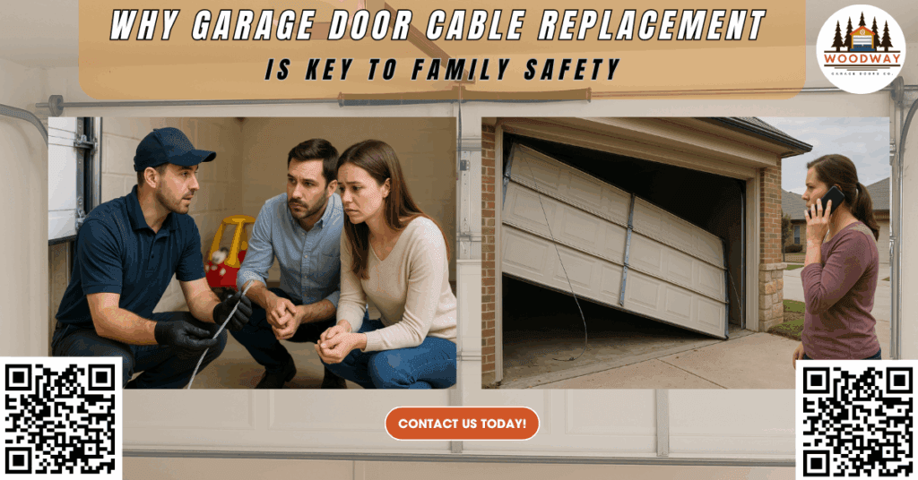 Why Garage Door Cable Replacement Is Key to Family Safety - Woodway Garage Doors Co.