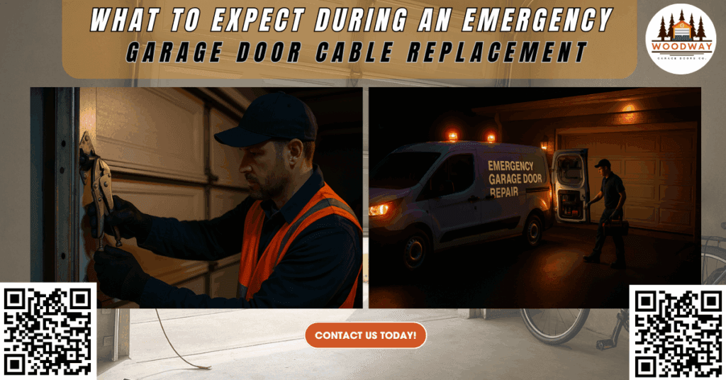 What to Expect During an Emergency Garage Door Cable Replacement - Woodway Garage Doors Co.
