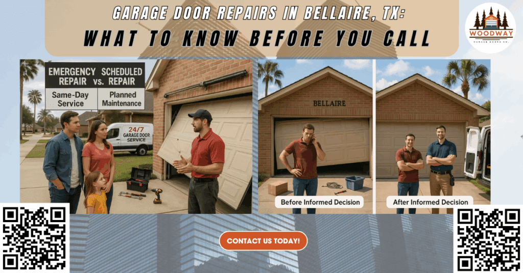 Garage Door Repairs in Bellaire, TX: What to Know Before You Call - Woodway Garage Doors Co.