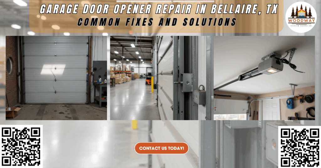 Garage Door Opener Repair in Bellaire, TX – Common Fixes and Solutions 2 Garage Door Opener Repair in Bellaire, TX – Common Fixes and Solutions - Woodway Garage Doors Co.