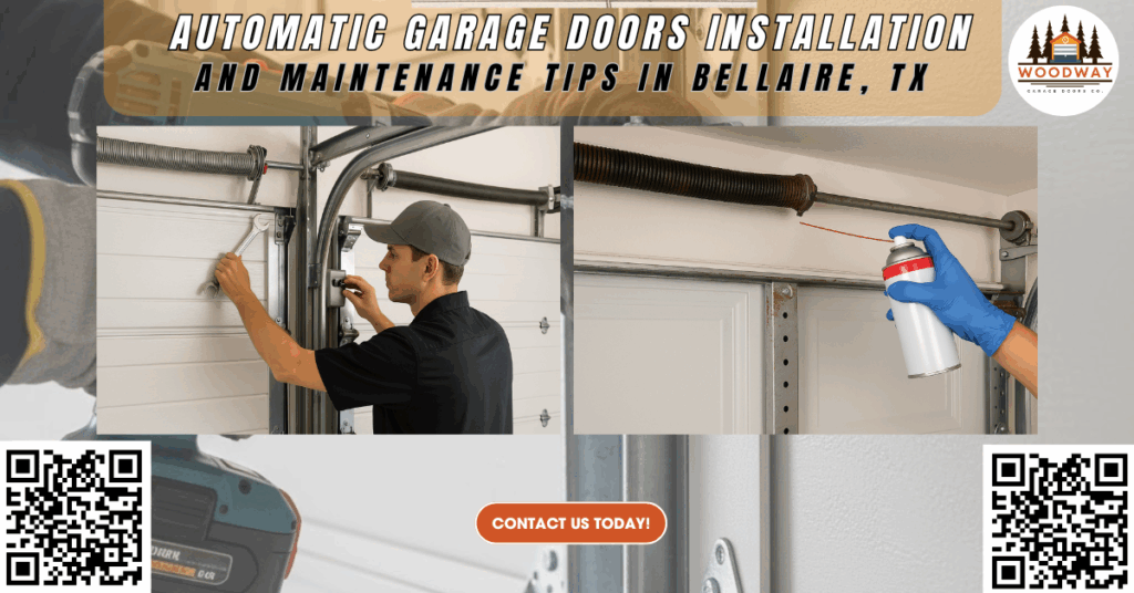 Automatic Garage Doors Installation and Maintenance Tips in Bellaire, TX 1 Automatic Garage Doors Installation and Maintenance Tips in Bellaire, TX - Woodway Garage Doors Co.