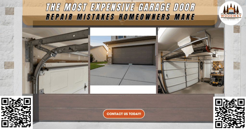 The Most Expensive Garage Door Repair Mistakes Homeowners Make 1 The Most Expensive Garage Door Repair Mistakes Homeowners Make - Woodway Garage Doors Co.
